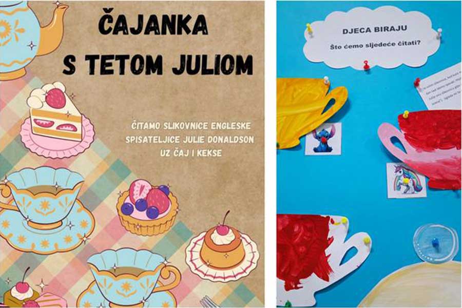 Kometice i čajanka s tetom Juliom – čitanje, igra i istraživanje uz slikovnice Julie Donaldson