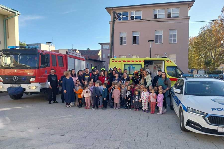 Održana vježba evakuacije i spašavanja u slučaju požara